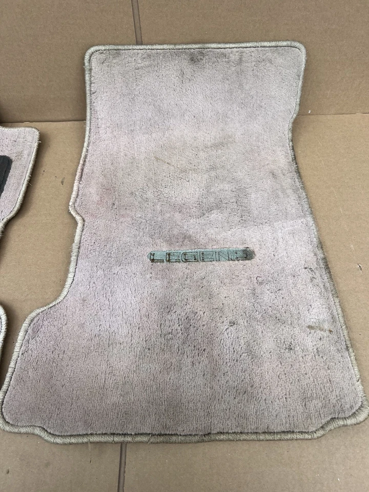 Alfombrillas delanteras Acura Legend 1991-1995 OEM KA7 KA8 BEIGE BRONCEADO Foto 4 de 4