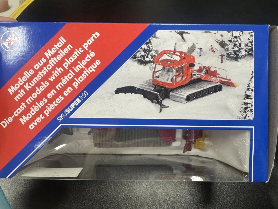 SIKU 4914 - modellino 1:50- GATTO DELLE NEVI ROSSO - NUOVO - SIGILLATO - Immagine 4 di 4