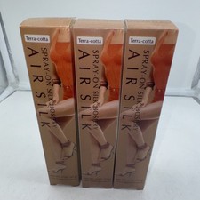 Air Stocking spray-on micro-fine silk powder 2oz Terra-Cotta Made in Japan x3