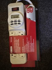 New Coralife Digital Power Center 8 Outlet Power Strip 7 Time Cycle Settings