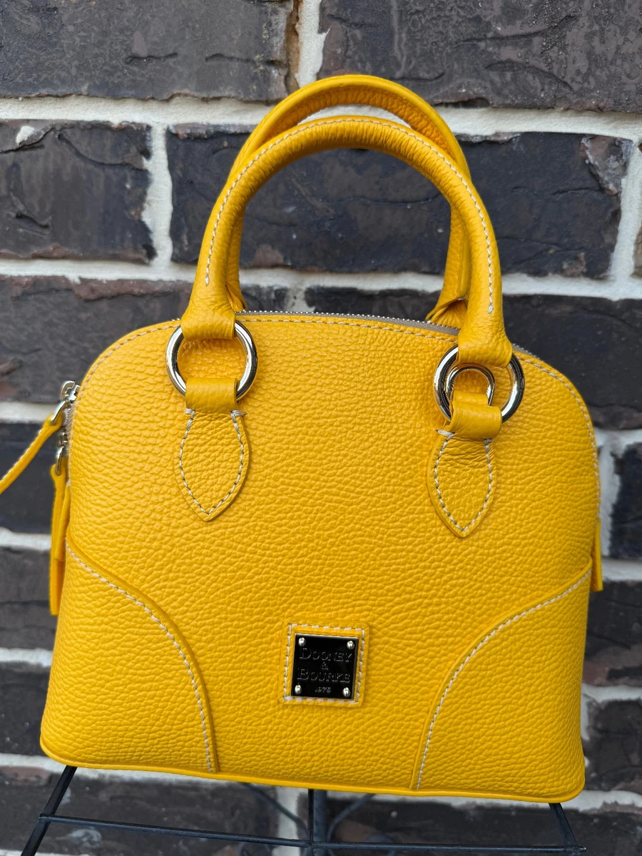 ⭐️未使用⭐️Dooney&Bourke レザーケース/イエロー/ヴィンテージ
