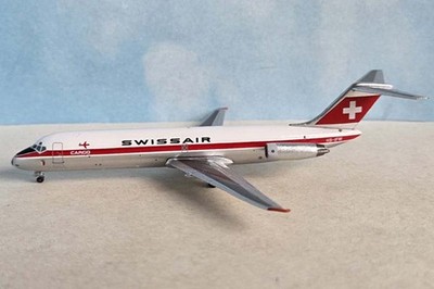 AC411447 AeroClassics DC-9-32F 1/400 Model HB-IFW Swissair Cargo