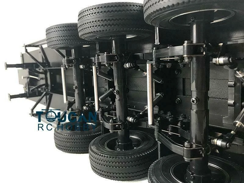 1/14 TOUCANRC Chassis Flatbed Trailer for Tamiya RC Truck KIT Vehicle Model - Image 4 of 4