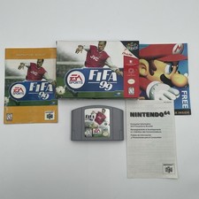FIFA 99 N64 Nintendo 64 Complete In Box CIB, Pins In MINT Condition *See Photos*