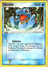Totodile 78/115 Common Unseen Forces Pokemon Damaged on eBay