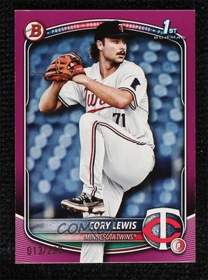 2025 Bowman Prospects Fuchsia 13/299 Cory Lewis #BP-128 0lj0