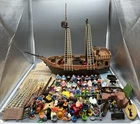 Playmobil Lot Rare Large Pirate Ship People Animals Accessories Vintage