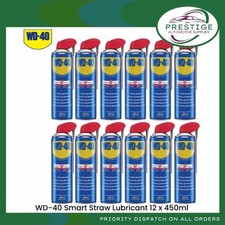 WD-40 44137 Smart Straw Lubricant Penetrating Oil Spray 12 x 450ml 14.42 per litre