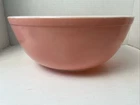 Vintage 1950s PYREX FLAMINGO PINK #404 4-QT Mixing Bowl OVENWARE 10.5” Glass
