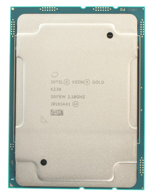Intel Xeon Gold 6230 SRF8W (2.10GHz, 27.5 MB, 20 Cores, LGA 3647 CPU) Processor