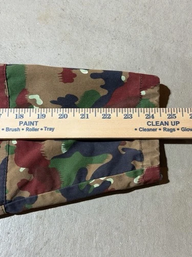 Vintage Swiss Army Jacket Mens Large Alpenflage Camo Combat Field Shirt M83 image 10