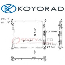 Koyorad Radiator for 2013-2014 Mercedes-Benz GL350 - Cooler Cooling un