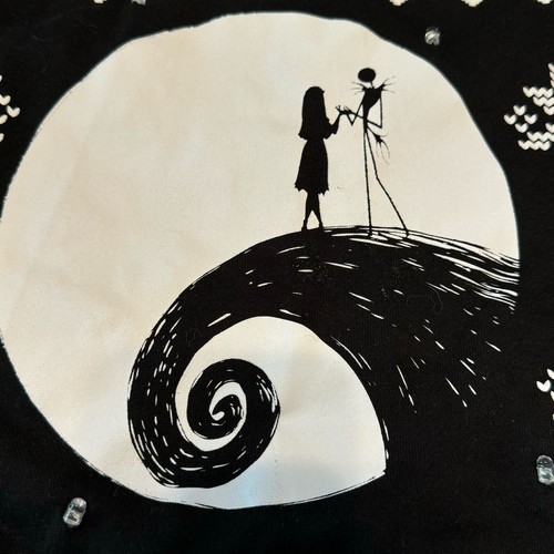 XS The Nightmare Before Christmas Sweatshirt TimBurton Holiday Sweatshirt Disney - Picture 2 of 10