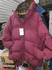 Jordan Puffer Hooded Jacket DQ7348-680 Cherrywood Size XL New w/ Tags MSRP 185