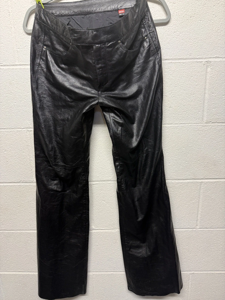 2000s diesel lether gimmick pants 本革 y2k Diesel Leather Pants products for sale | eBay