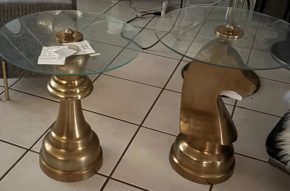 Combo Mesas Juego de Ajedrez Caballo y Reina PIEZAS DE ARTE ÚNICAS - Image 2 of 4