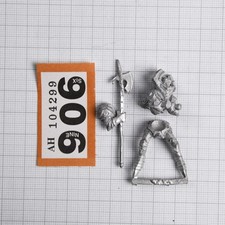 Vintage Warhammer "Chaosritter" m. Hellebarde Reich des Chaos Metall