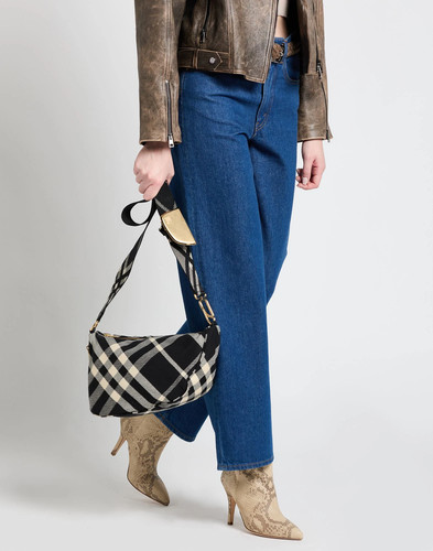 Burberry - Women - Techno fabric Crossbody bag - Black