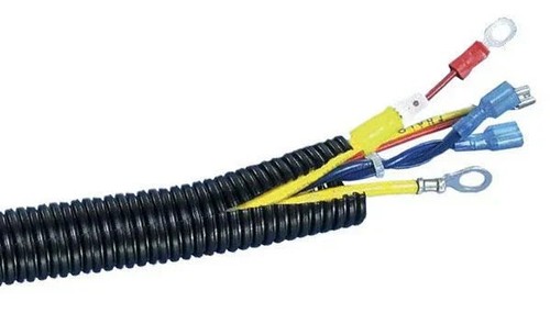 American Terminal 50 Fuß schwarz 1/2" Split Loom Split Wire Loom Conduit - Bild 3 von 6
