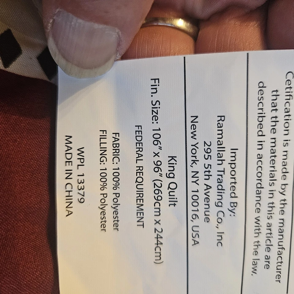 Colcha edredón Hunting Lodge Theme King Size. Excelente Buffalo Plaid usado Foto 4 de 4