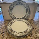 Lot Of (4) Mikasa Cambridge L9015 Dinner Plates Multicolored Floral — photo 1