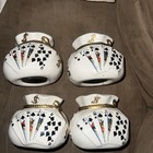 Casino Souvenir Deck Of Cards Piggy Bank Ceramic Coin Bank Money Bag set of 4 — photo 1