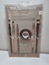 Real Techniques Brush Set New Nudes Daily Swipe Eye Set Limited Edition NEW
