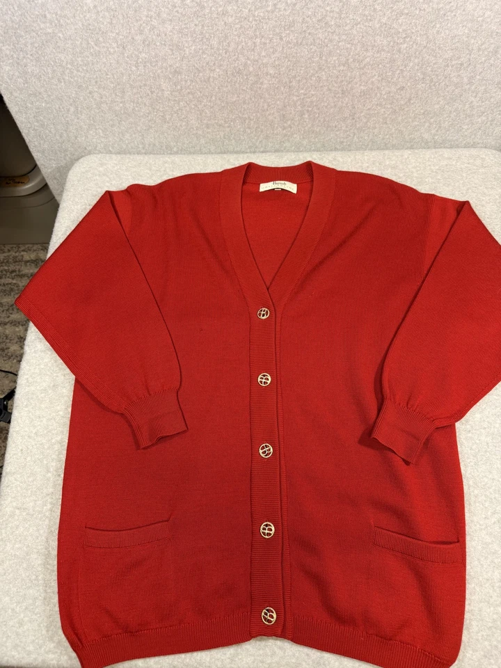 Suéter Harrods by Ballantyne para mujer 6 cárdigan de lana merino vintage Escocia Foto 4 de 4