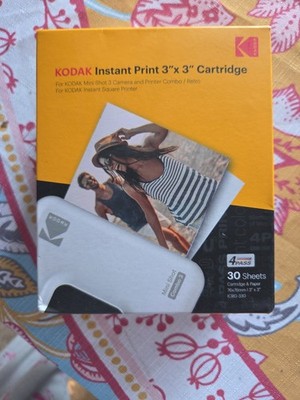 *NEW SEALED* Kodak Instant Print 3''x3'' Cartridge 3 Pack For Kodak Mini Shot 3