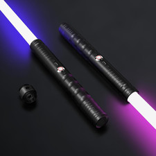 Lightsaber, Dueling Light Saber with 20 RGB Colors 4 FX Sounds, Double Blade USB