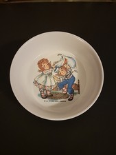 Vintage Oneida Deluxe Raggedy Ann/Andy Bowl 1969