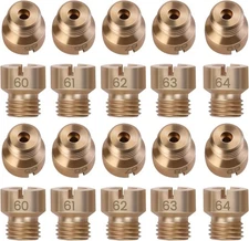 20PCS FOR HOLLEY CARBURETOR MAIN JETS SIZE 1/4"-32 60 61 62 63 64 65 66 67 68 69