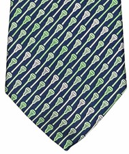 Vineyard Vines Martha s Vineyard Lacrosse Silk Men s Tie 100 Silk Made In USA