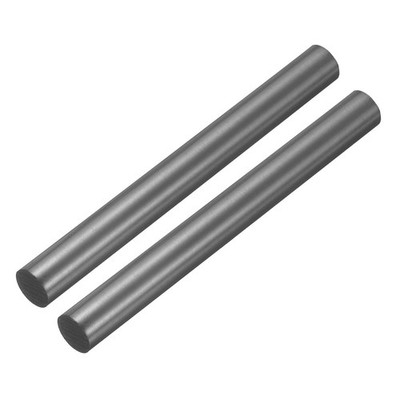 2 Pack Graphite Rod Graphite Stirring Rod Stick Rod 90x10mm Black