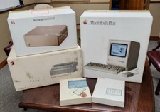 Macintosh Plus 1Mb Vintage Desktop PC Image Writer 2 Impact Printer Hard Disk 20