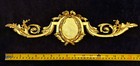 DECORATIVE RESIN MOULDING LOUIS XVI ANTIQUE APPLIQUE GILT WHITE WALL DECORATION