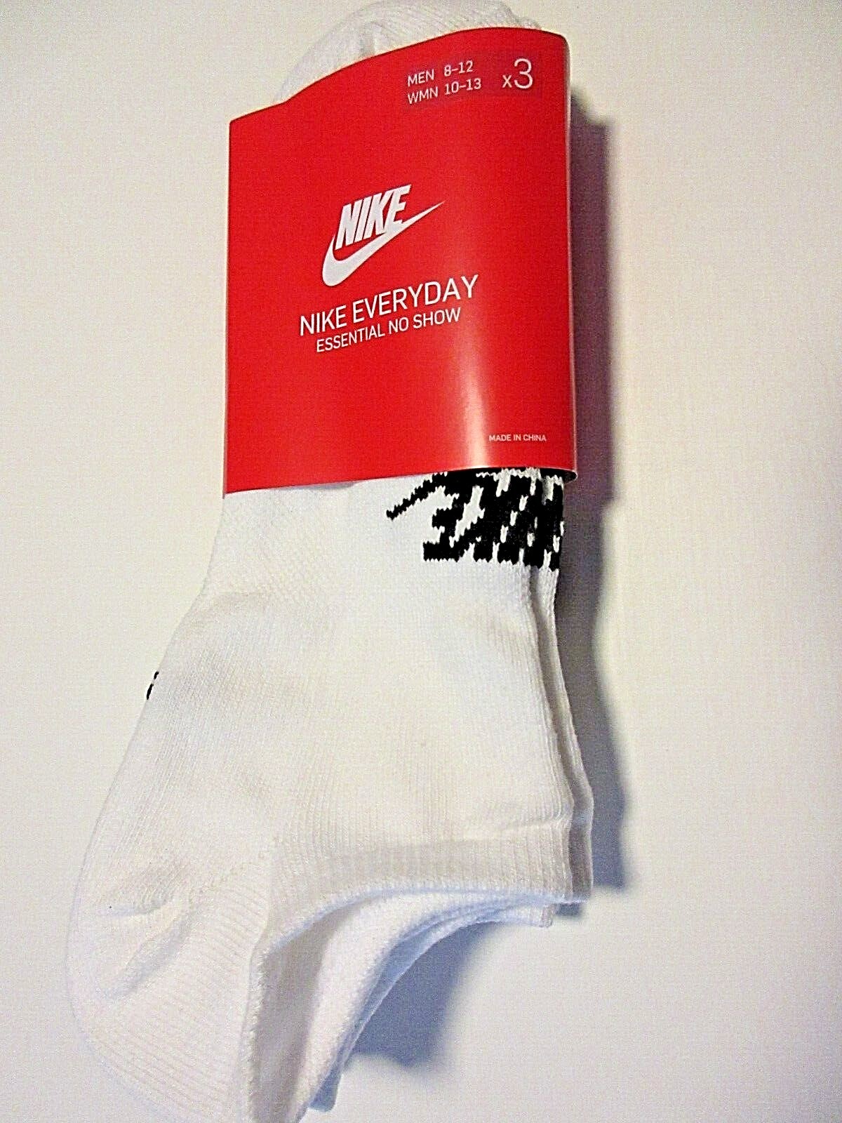 Nike Unisex 3-Pack No-Show Socks M 8-12 W 10-13 Everyday Essentials-image