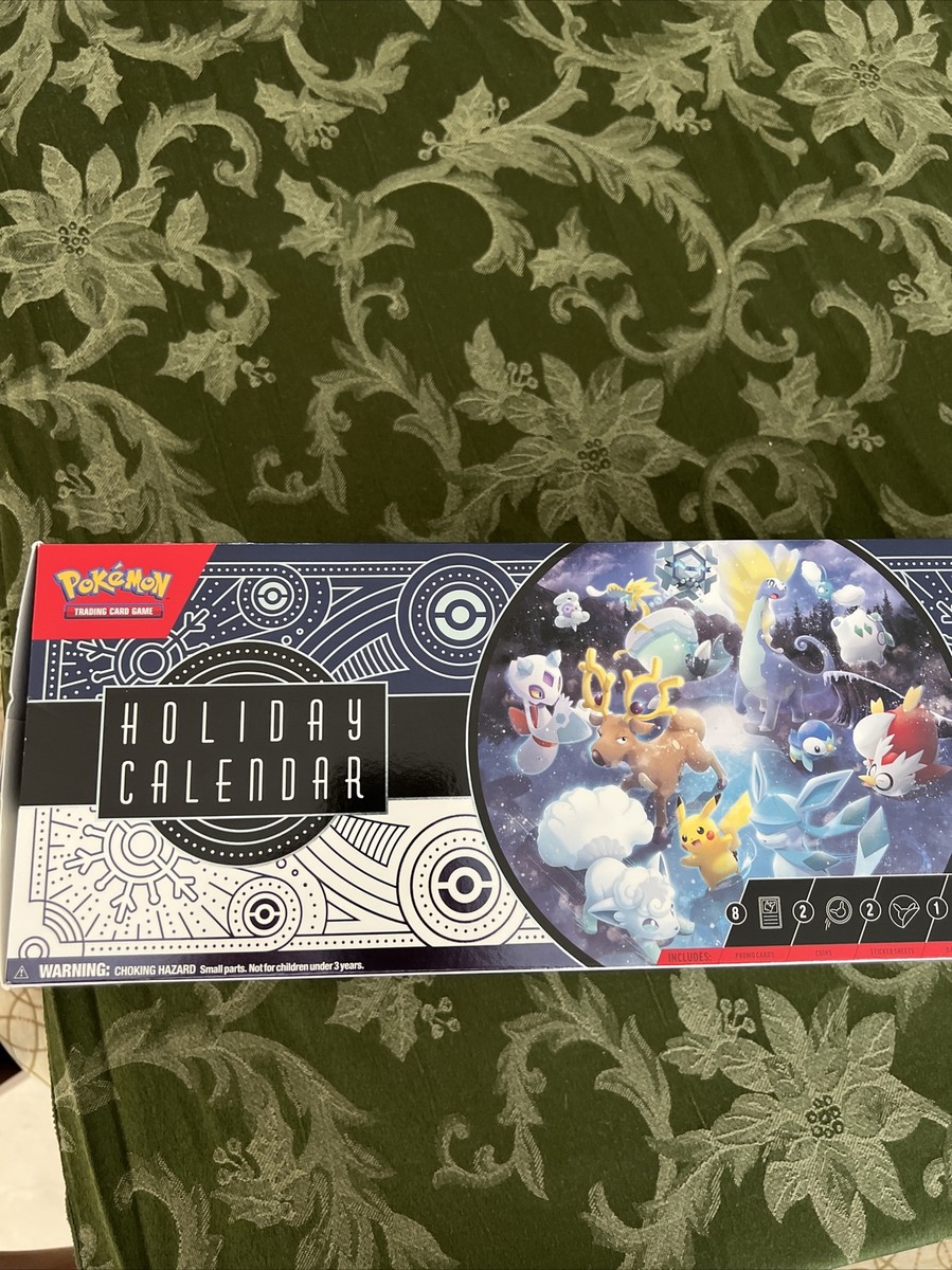 pokemon trading card game holiday calendar TCG (Glaceon, Alolan Vulpix) The Pokémon TCG Pokémon TCG: Holiday Calendar (Eiscue,
