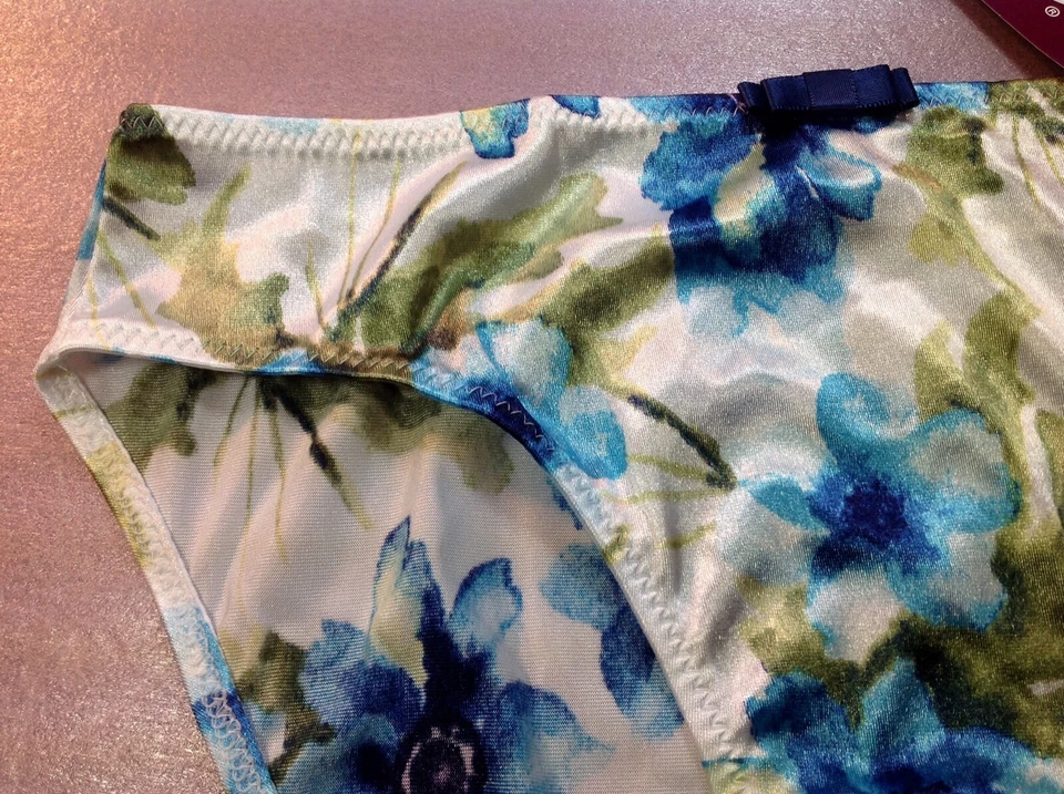 Mujer Bragas Bikinis ILUSION Talla S. Floral Satinado Suave Sedoso W.Decoratin Mexi Foto 4 de 4