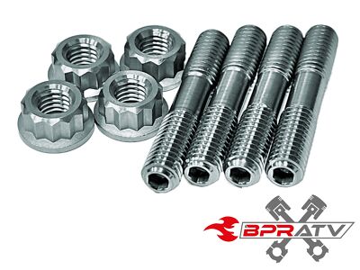 83-06 YZ125 YZ-125 TITANIUM Cylinder Head Studs Crankcase Cases Ti