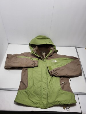 The North Face hyvent women's 3in1 ski jacket size X-Small Green