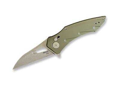 REVO Storm Wharncliffe G10 Green Taschenmesser VG-10 Crossbar Lock   01RV045