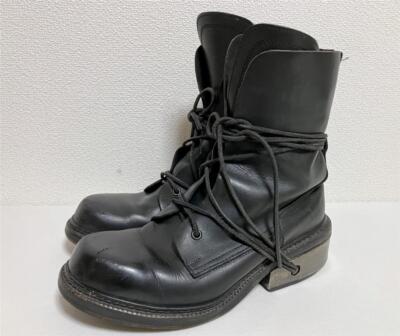 Dirk Bikkembergs black Leather cord metal heel boots used 41 | eBay