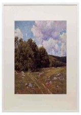 Jones Hugh Bolton Meadow Crossing A3 A4 Framed Print Picture