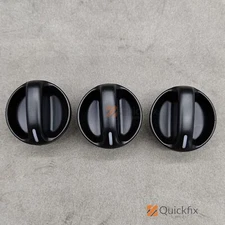 Fit for Toyota Tundra Truck 2000-06 Control Knobs Dials Heater A/C Fan Set of 3