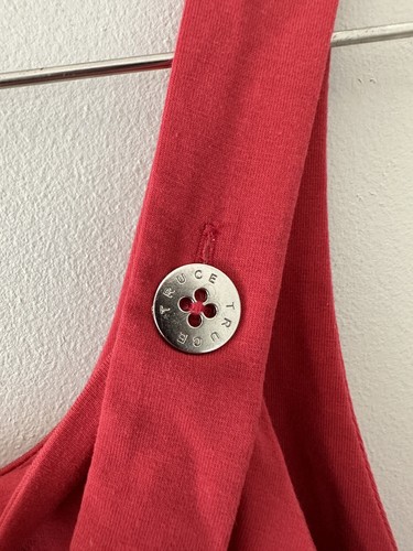 Truce Big Girl Red Knit Romper 16 - Picture 3 of 6