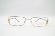 Vintage Neostyle Dynasty 765 458 Titan Gold Violet Oval Glasses NOS