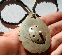 ANCIENT MEDIEVAL VIKING SILVER CROSS PENDANT NECKLACE VIKING ARTIFAC...