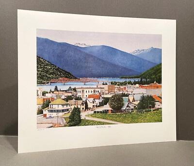 NELSON, B.C. - 1986, Unframed Art Print from THE 80's KOOTENAY COLLECTION