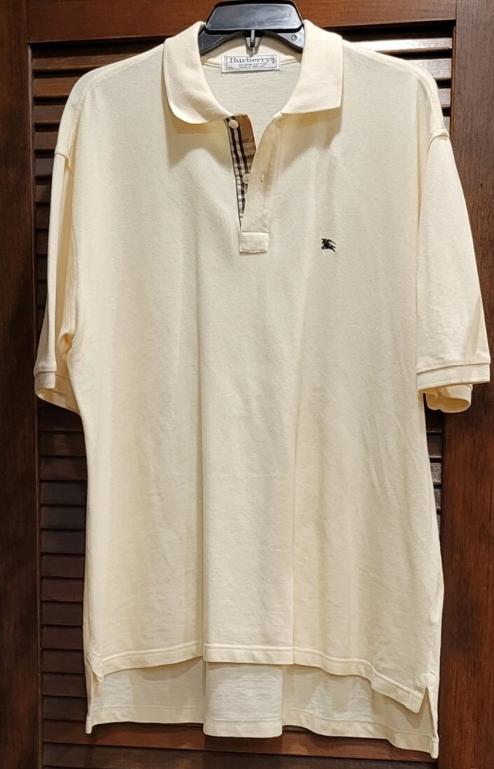 Burberry polo top mens shirt
